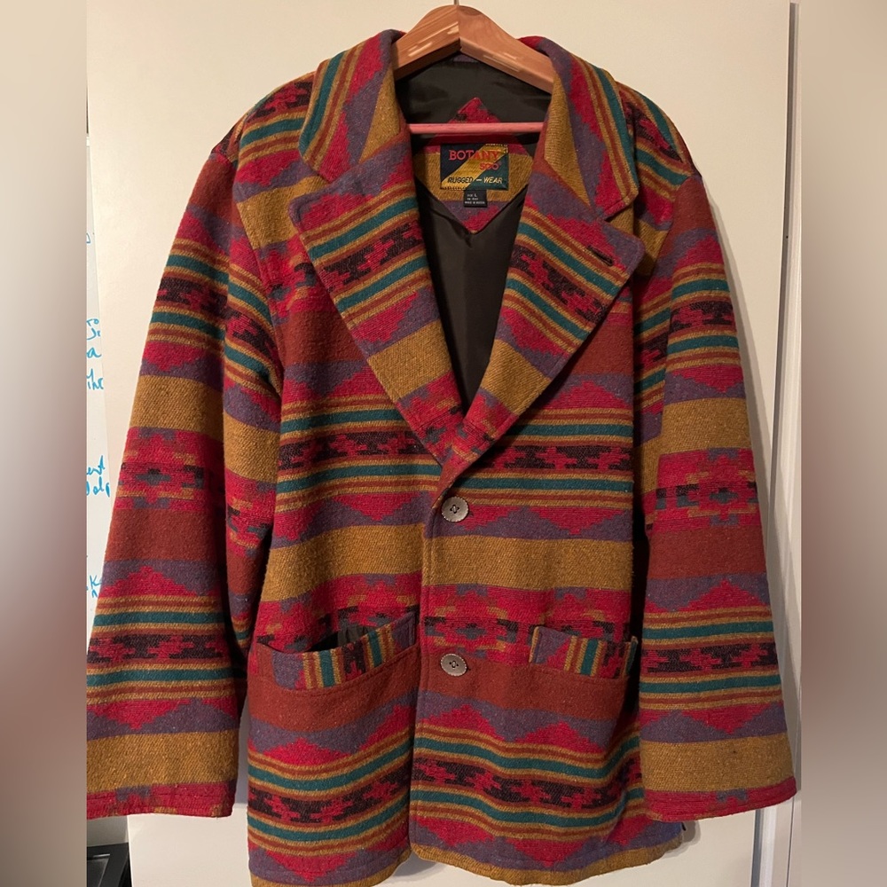 Men’s lightweight wool winter jacket L made in Russia!